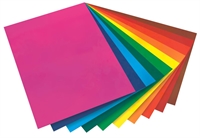 Vinduesfolie i 10 farver 35x50 cm - transparent og selvklæbende